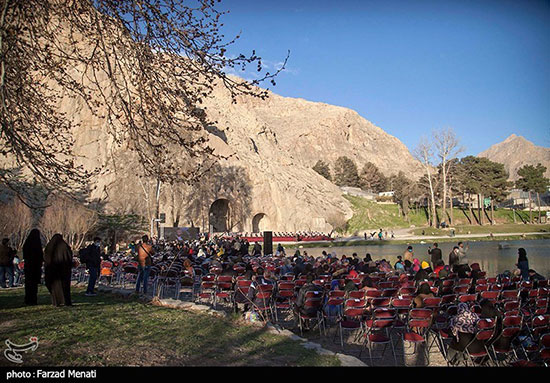 جشن جهانی نوروز در محوطه تاریخی طاقبستان
