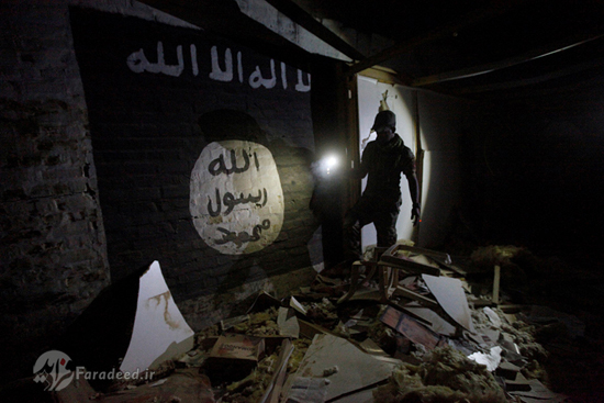 کشف پادگان زیرزمینی داعش در موصل