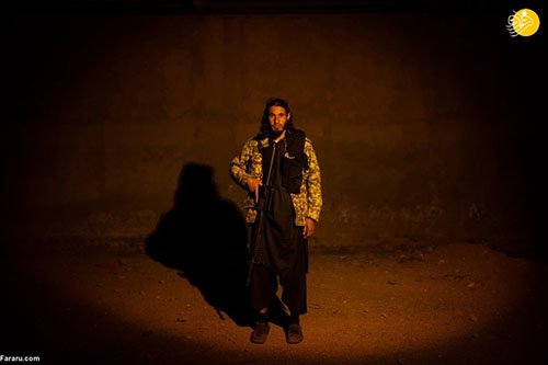 ژست جنگجویان طالبان مقابل دوربین