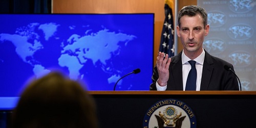 واشنگتن: گریفیتس حاملِ پیامی برای ایران نبود