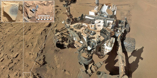 سوغات کاوشگر ناسا از مریخ