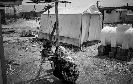 عکس: زندگی با هراس زلزله