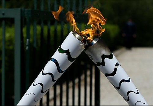 عکس: مراسم روشن شدن مشعل المپیک ریو