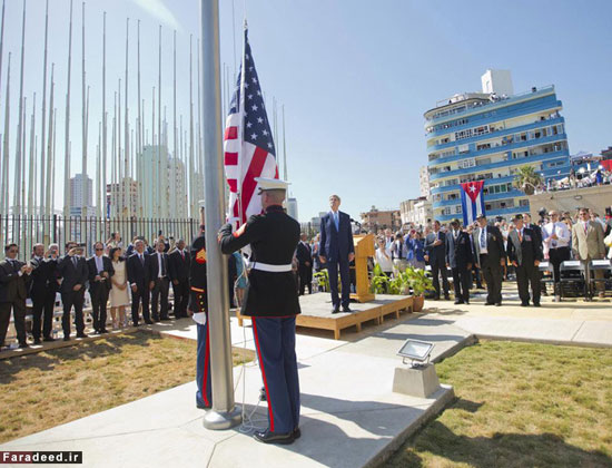 بازگشایی مجدد سفارت آمریکا در کوبا +عکس