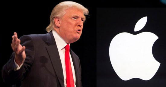 ترامپ کارخانه اپل را به آمریکا می آورد