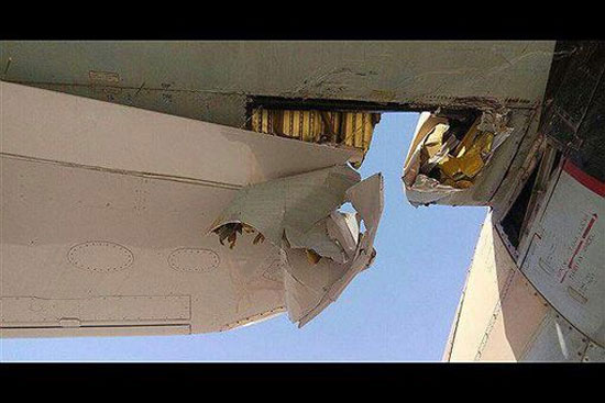 برخورد دو هواپیما در فرودگاه مهرآباد +عکس