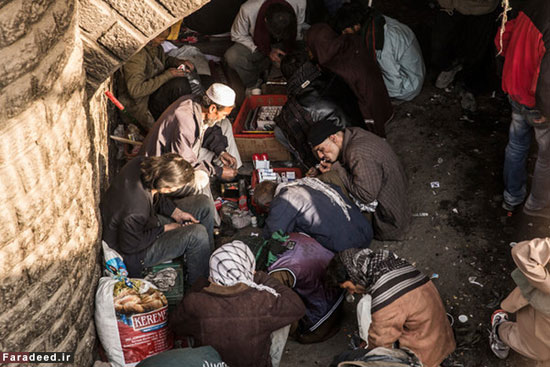 عکس: کمپ ترک اعتیاد کابل