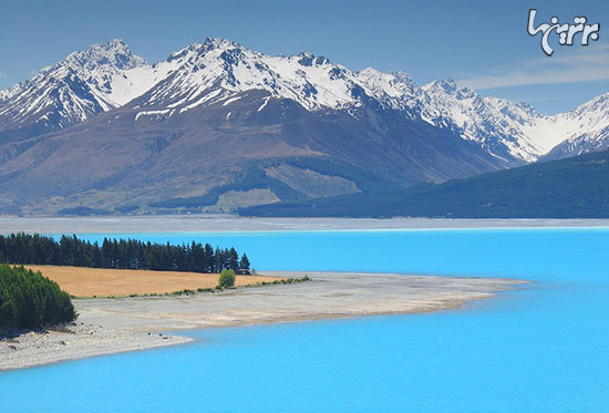 دریاچه های رنگی زیبا در جهان