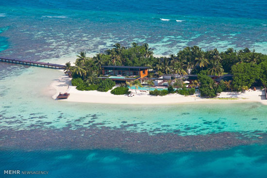هتل جزیره‌ای رویایی در مالدیو +عکس