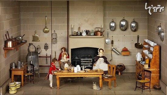 300 سال تاریخ بریتانیا دراین خانه عروسکی