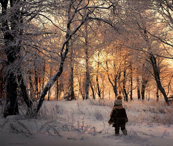 شیطنت و معصومیت کودکان در زیبایی زمستان