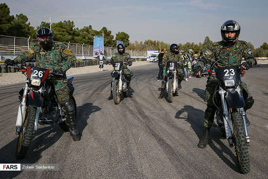 مسابقه موتورسواری سرعت پلیس