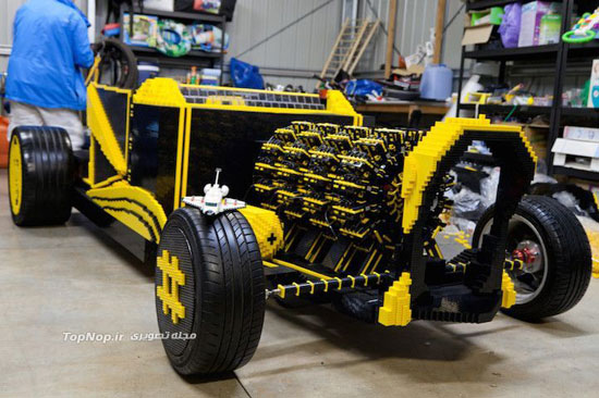 ساخت یک ماشین واقعی با لگو!