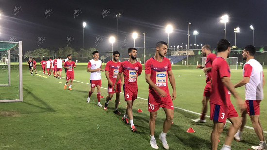 سیدجلال با پرسپولیس تمرین کرد