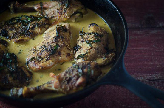 دستور جدید آشپزی: مرغ با سس خردل و ترخون