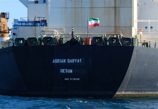 نفتکش ایرانی به سمت یونان نمی‌آید