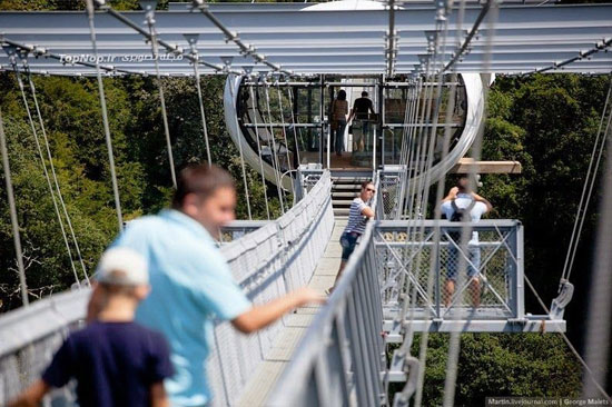 طولانی ترین پل عابر پیاده جهان +عکس
