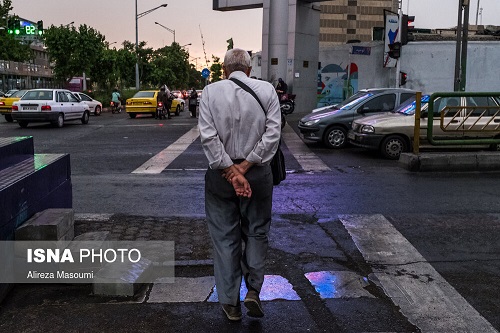 تصاویری بِکر از بارش باران بهاری در تهران