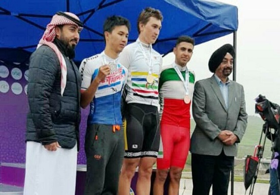 مدال برنز جمشیدیان در دوچرخه سواری آسیا