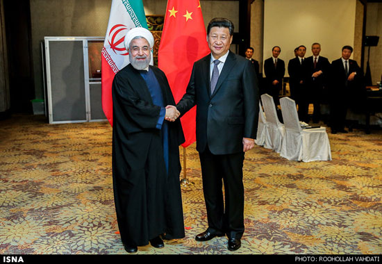 عکس: دیدار روسای جمهور ایران و چین