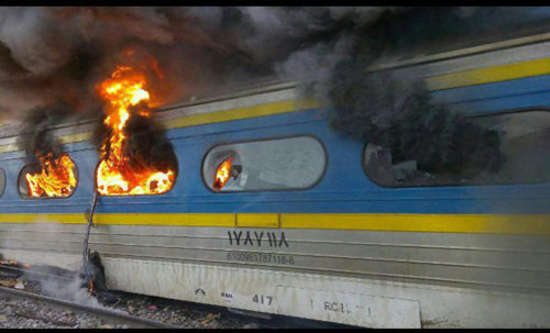 تصاویر اولیه از برخورد دو قطار در شاهرود