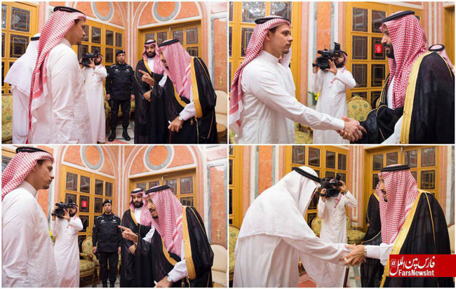 دیدار شاه سعودی با اعضای خانواده «خاشقچی»