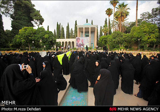 راهپیمایی روز ملی عفاف و حجاب در شیراز و مشهد