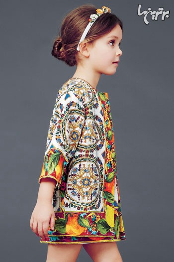 پوشاک دخترانه Dolce and Gabbana 2015