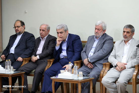 دیدار روحانی و هیات دولت با رهبر انقلاب