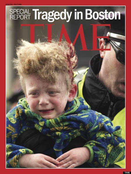 عکس: جلد مجله تایم ویژه انفجار بوستون