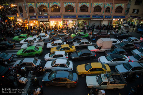 عکس: ترافیک نوروزی در تهران