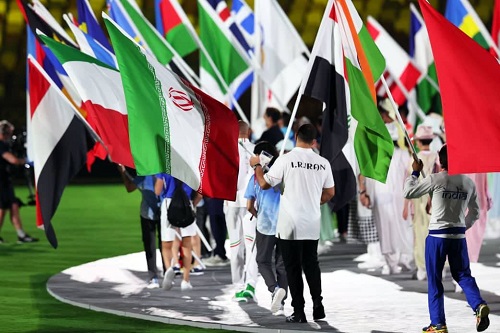 سکانس پایانی ورزشکاران ایرانی در توکیو