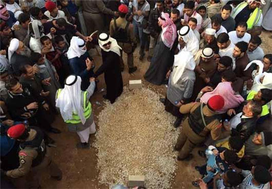 عکس: مراسم خاکسپاری پادشاه عربستان