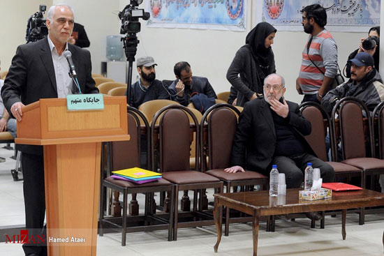 جلسه محاکمه وزیر احمدی نژاد