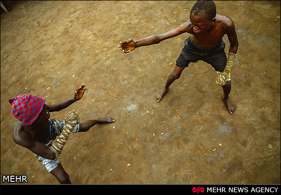 بی رحمانه‌ترین هنر رزمی در آفریقا +عکس