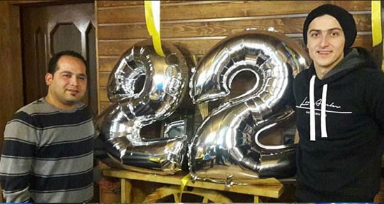 جشن تولد 22 سالگی سردار در روسیه