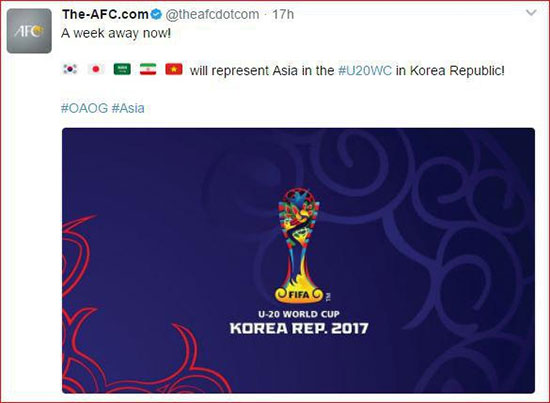 آرزوی موفقیت AFC برای ایران در جام جهانی
