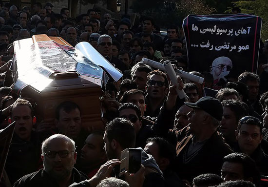 عکس: مراسم تشییع مرتضی احمدی