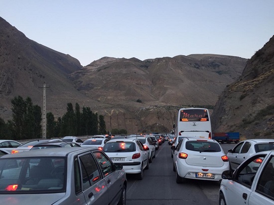شهروند خبرنگار: ترافیک سنگین در جاده هراز