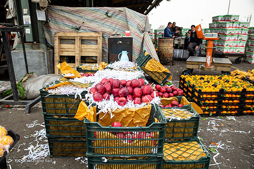 بازار مرکزی میوه در آستانه سال نو