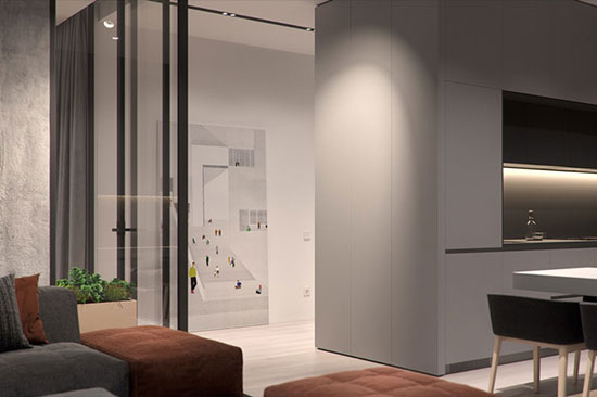 طراحی داخلی 5 سوئیت مدرن، برای زندگی و کار