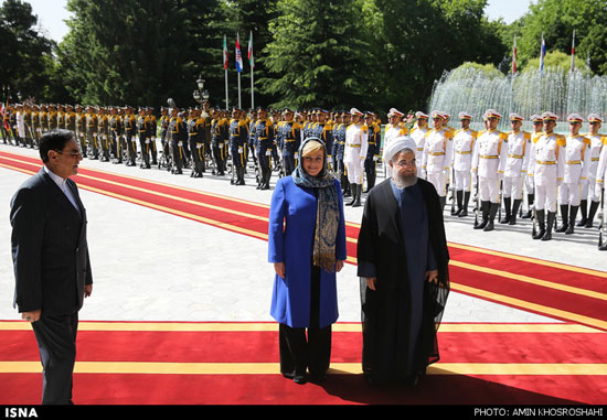 عکس: استقبال رسمی روحانی از «کیتاروویچ»