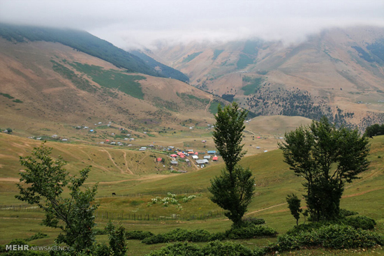 طبیعت زیبای جاده خلخال به اسالم