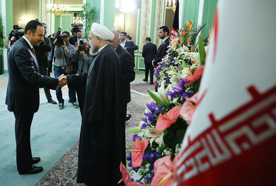 استقبال ویژه از اشرف غنی در تهران +عکس