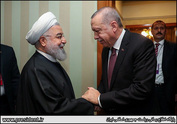 دیدار روحانی و اردوغان در حاشیه اجلاس سوچی