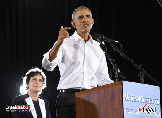 گردهمایی انتخاباتی اوباما در لاس وگاس