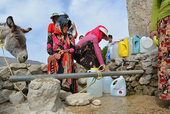 تصاویری از بی آبی شدید در «کره‌ کان»