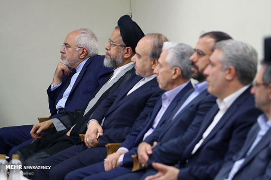 دیدار روحانی و هیات دولت با رهبر انقلاب