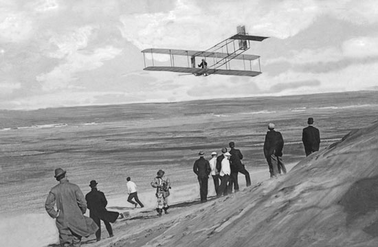 با برادران رایت در اختراع هواپیما +عکس