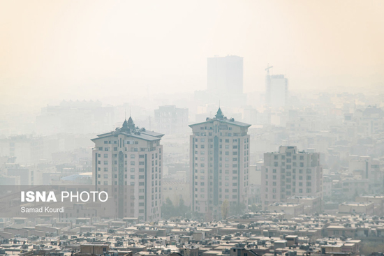 تصاویری از آلودگی هوا در کرج